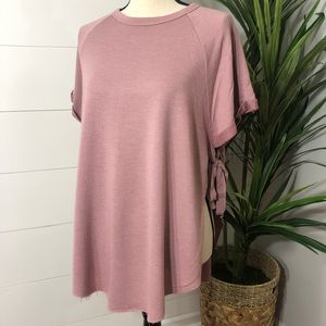 Lavender Fields short sleeve with open sides